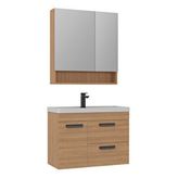 Orka Nova 80 Cm Banyo Dolabı Takımı Meşe