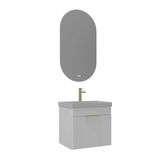 Orka Procida 60 Cm Mat Beyaz Banyo Dolabı Takımı