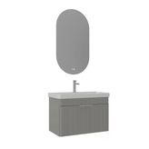 Orka Procida 80 Cm Mat Kaşmir Banyo Dolabı Takımı