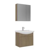 Orka Purus 65 Cm Budva Ayna Dolaplı Banyo Dolabı Takım (Asma)