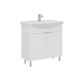 Orka Purus 80 Cm Ayaklı Lavabolu Banyo Alt Dolabı Beyaz