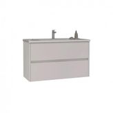 Orka Side 85 cm Mdf Cekmeceli Beyaz Banyo Dolabı Alt Modul Lavabo