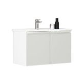 Orka Terme Beyaz 80 cm Alt Modül Beyaz Banyo Dolabı