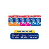 Orkid 56'lı Normal 48'li Uzun 40'lı Gece Ultra Extra Cesaret Ped Seti