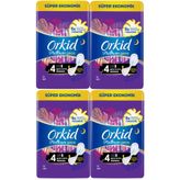 Orkid Platinum Süper Ekonomik Gece Extra 16'lı 4 Adet