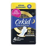 Orkid Ultra Gece Ekstra 16'lı - 8 Adet