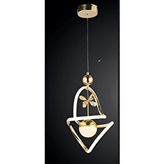 ORM Badem Kristal Toplu Led Avize Altın