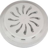 Orret Home Ayarlı Doğalgaz Cam Menfezi Beyaz Ø18cm - Aç-Kapa Ayarlanabilir Soğuk Hava Engelleyen Cam Menfezi - Şeffaf Panel Hava Kapaklı Havalandırma Menfezi