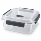 Orret Home Sızdırmaz Contalı Saklama Kabı, Mikrodalga Uyumlu PP Plastik, Havalandırma Delikli Kilitli Kapak, Buhar Valfli Gıda Kutusu, Buzdolabı Düzenleyici, Yemek Taşıma ve Beslenme Kap (2350 Ml)