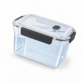 Orret Home Sızdırmaz Contalı Saklama Kabı, Mikrodalga Uyumlu PP Plastik, Havalandırma Delikli Kilitli Kapak, Buhar Valfli Gıda Kutusu, Buzdolabı Düzenleyici, Yemek Taşıma ve Beslenme Kap (2500 Ml)