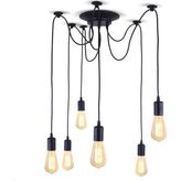 Örümcek Avize, Sarkıt Lamba, E27 Vintage, Endüstri, Kendin Yap, Retro Sarkıt Lamba, Yatak Odas� - Genel - Çok Renkli
