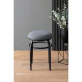 Orysa Design TB-1 Puf, Tabure, Mutfak Taburesi 1 Adet, Gri