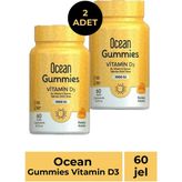 Orzax Ocean Gummies Vitamin D3 60 Çiğneme Form 2 Adet
