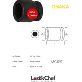 Osaka 17 mm 1/2'' Lokma - Siyah