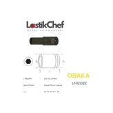 Osaka 22 mm 1/2" Derin Lokma - Siyah