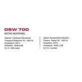 Osawa OSW-700 Kürsü Mikrofonu