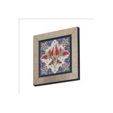Osmanlı İznik Çini Deseni Baskılı MDF Magnet 7X7