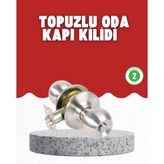 Ototechparca Estetik Güvenli Topuzlu Kapı Kilidi