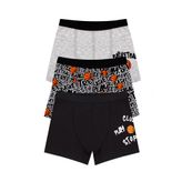 Öts Erkek Çocuk 3’lü Pamuklu Boxer Baskılı