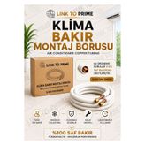Ottocool Bakır Klima Montaj Borusu 1/4-3/8 3 mt