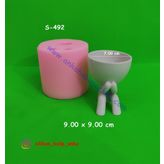 Oturan Adam Saksı - 2 Silikon Kalıp