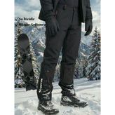 Outdo Erkek Kışlık Içi Polarlı Softshell Pantolon Siyah Su İtici Rüzgar Geçirmez 2XL