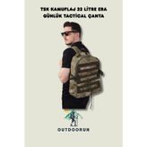 Outdoorun Tsk Kamuflaj 32 Litre Günlük Tactical Çanta