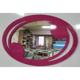 Oval Duvar Aynası Lake Boyalı