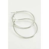 Oval Halka Küpe 4,5 Cm