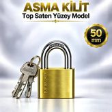 Oval Sarı Asma Kilit 50 Mm Kısa Kancalı Anahtarlı Güvenlik Kilidi Dolap Sandık Depo Kapı Kilidi