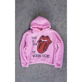 Overdrive The Rolling Stone Pembe Polar Sweatshirt - Large (41 - 45)