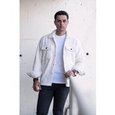 Oversize Çıtçıt Kapamalı Çift Cep Peluş Erkek Gömlek
