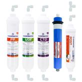 OverWater Kapalı Kasa Su Arıtma Cihazı 5 li Inline Filtresi Seti 5 Aşamalı Özel Sarım Membran Filtre