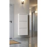 OVROL Üçlü Metal Ayakkabılık Premium Beyaz