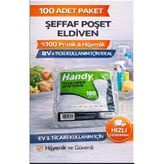 Owersea Şeffaf Eldiven Poşet Eldiven 5* Paket *500 Adet--.