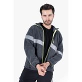 OWL Neon Sarı Fermuarlı Reflektörlü Polar