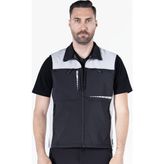 Owl Softshell Reflektörlü Yelek - Açık Gri - Siyah