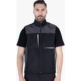 Owl Softshell Reflektörlü Yelek - Siyah - Gri