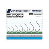 Owner 4105 Musquito Light Black Chrome İğne 3-0