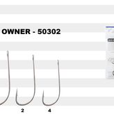 Owner 50302 No:4 Beyaz Delikli Olta İğnesi