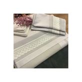 Oya Home Dantelli Pamuklı Pike Takımı - 6 Parça