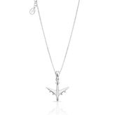 Oya Silver Gümüş Uçak Kolye 2.5X2cm [Oyot426]