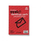 Oyal 13*18 Buklet Tipi Davetiye Zarfı 25li 80gr - Pembe