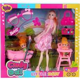 Oydas Cindy Doll Pusetli Mama Sandalyeli Bebek