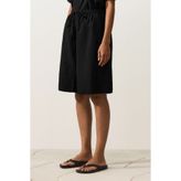 Oysho %100 keten midi bermuda