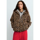 Oysho Leopar suni yün ceket
