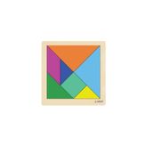 Oyun Terapi Market Ahşap Puzzle Tangram 30x30 Cm
