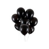 Öz-bal Siyah 10 'lu Metalik Balon