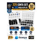 Özasya AVM 225 PARÇA CONTA SETİ + 100 PARÇA OTO KLIPS