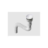 Özbest Körüklü Lavabo Sifonu Üstten Krom Basmalı